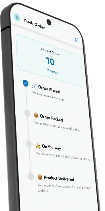 Sales24x7 order tracking screen